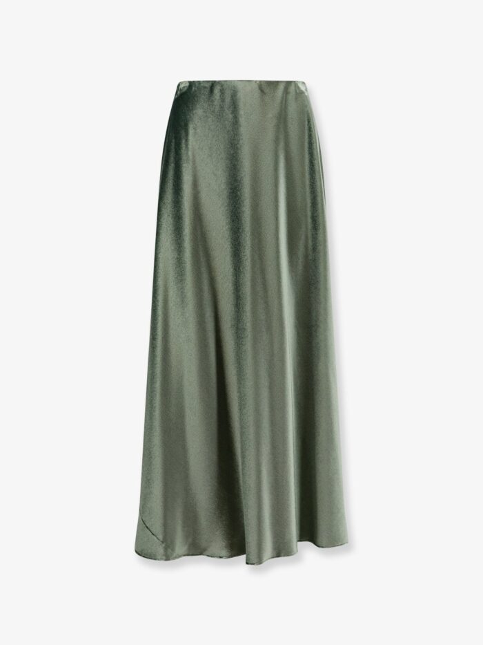 Alberta Ferretti Velvet Midi Skirt