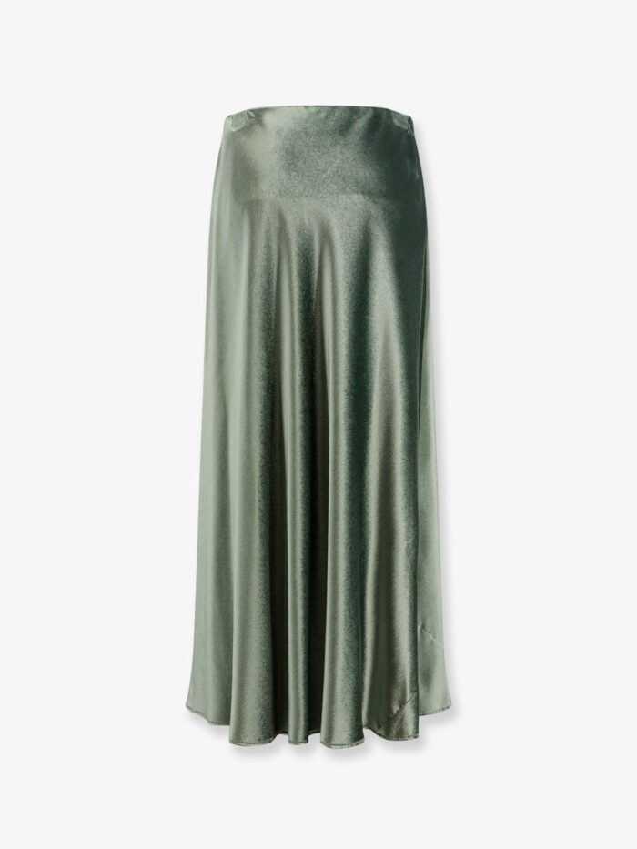 Alberta Ferretti Velvet Midi Skirt