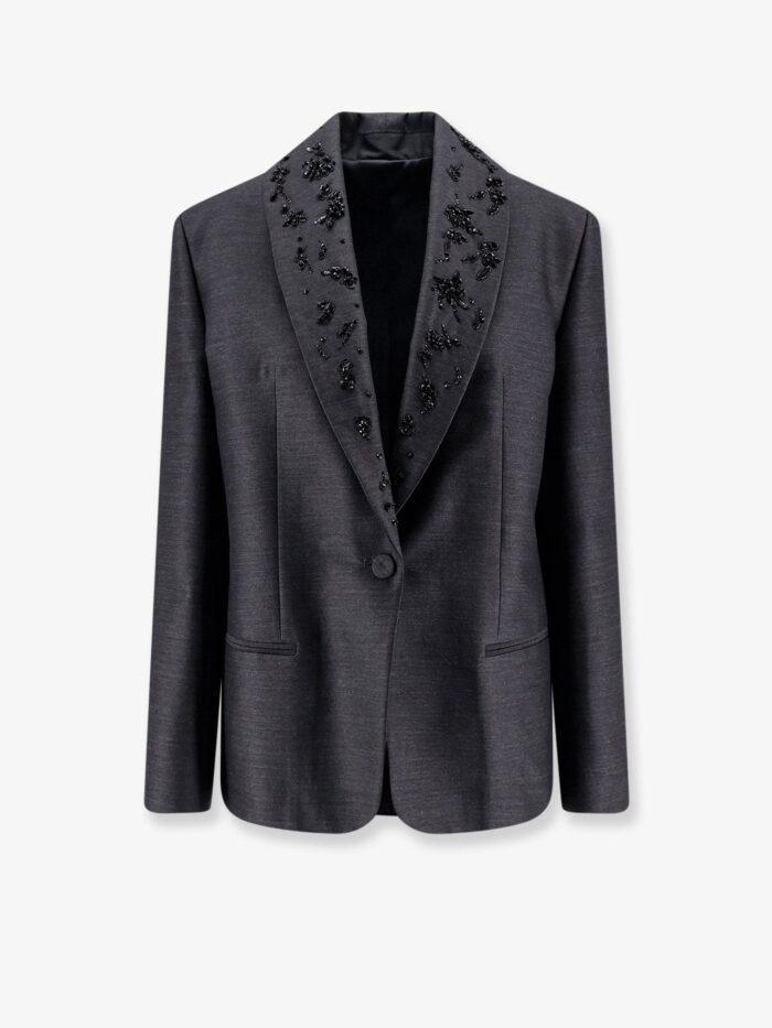Alberta Ferretti Virgin Wool And Silk Blazer
