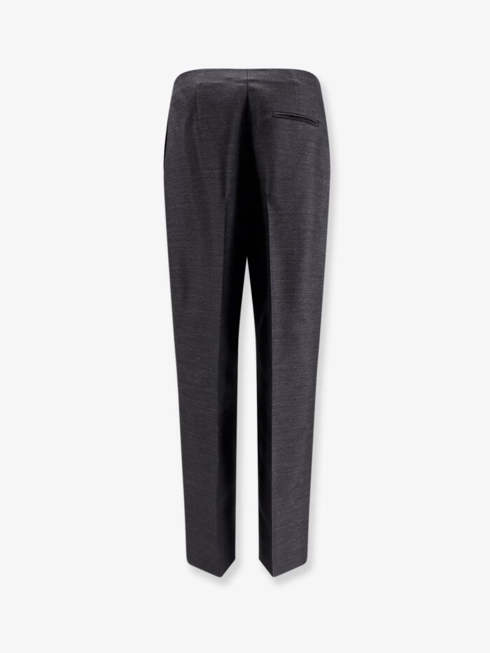 Alberta Ferretti Virgin Wool And Silk Trousers
