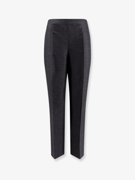 Alberta Ferretti Virgin Wool And Silk Trousers