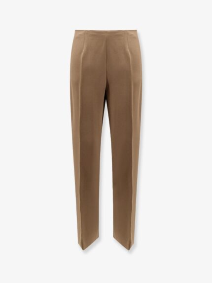 Alberta Ferretti Virgin Wool And Silk Trousers