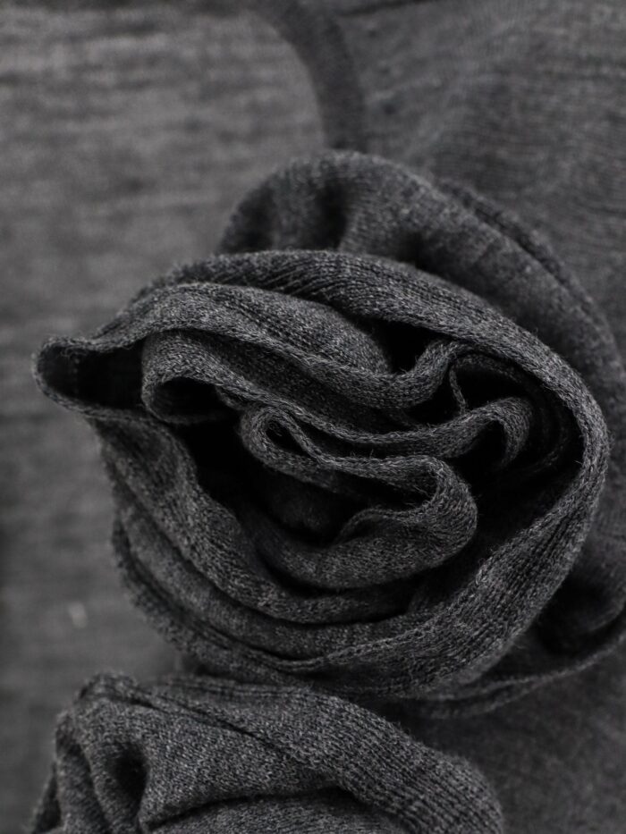 Alberta Ferretti Virgin Wool Sweater With Ruffles