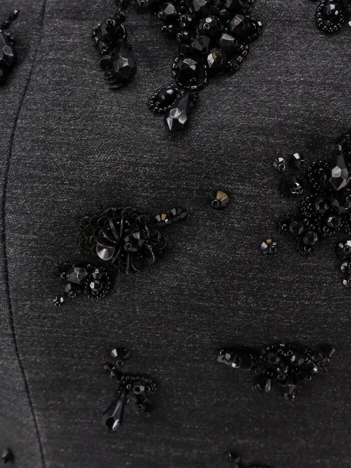 Alberta Ferretti Virgin Wool Top With Sequins