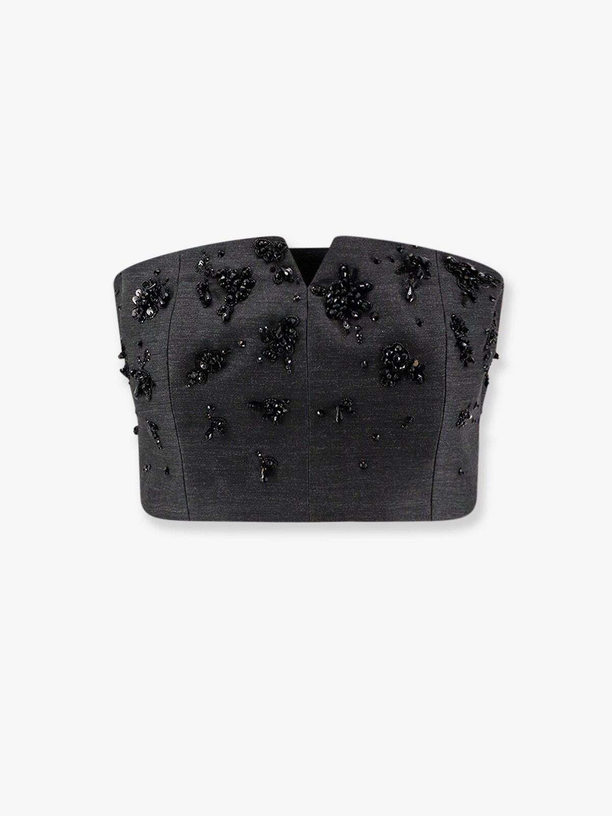 Alberta Ferretti Virgin Wool Top With Sequins