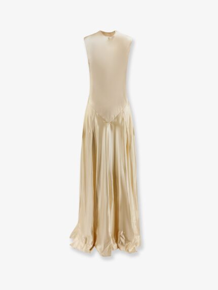 Alberta Ferretti Viscose And Silk Long Dress