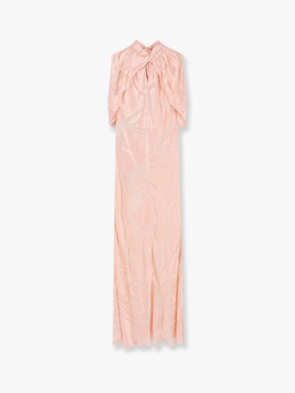 Alberta Ferretti Viscose And Silk Long Dress