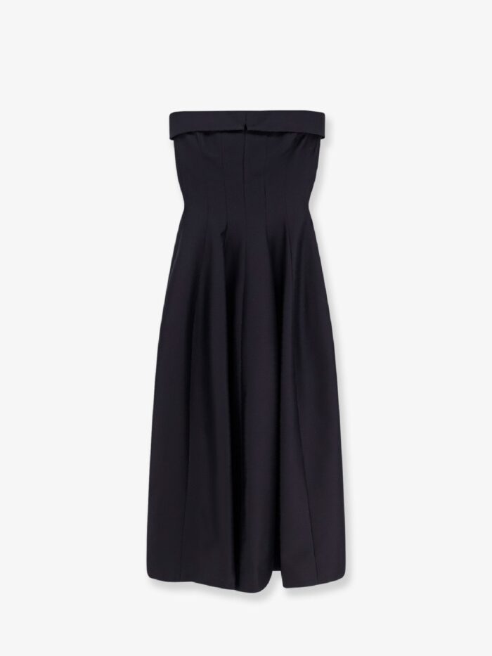 Alberta Ferretti Wool And Silk Midi Dress