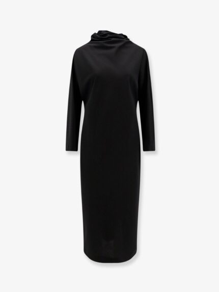 Alberta Ferretti Wool Blend Midi Dress