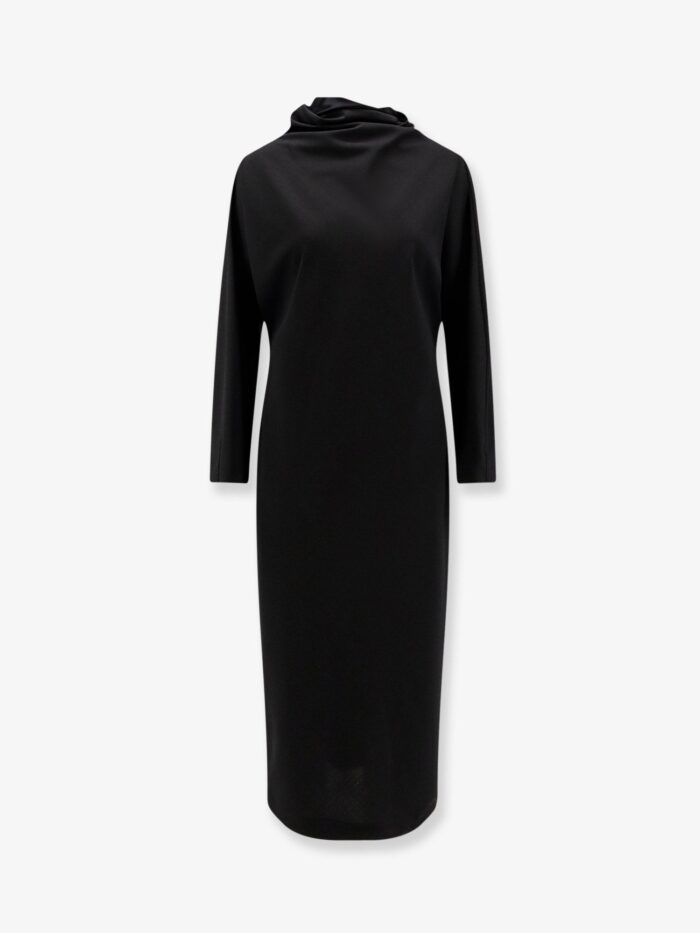 Alberta Ferretti Wool Blend Midi Dress