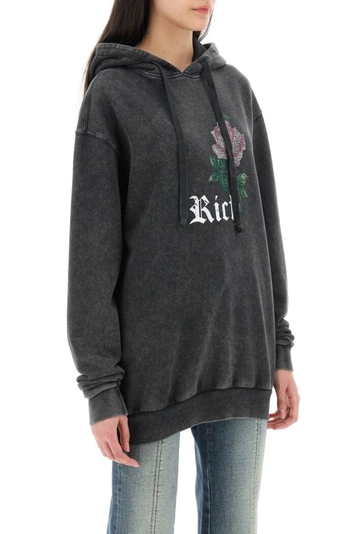 Alessandra Rich Let's Kiss Hoodie