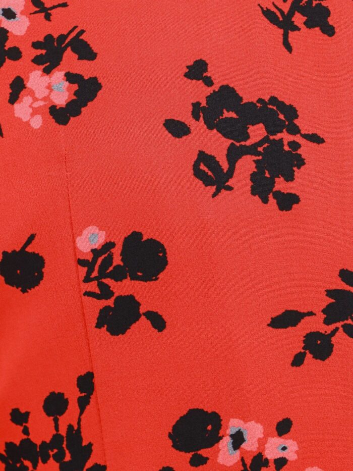 ALESSANDRA RICH Silk Dress With Drapery On The Front