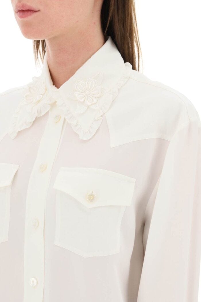 Alessandra Rich Silk Shirt