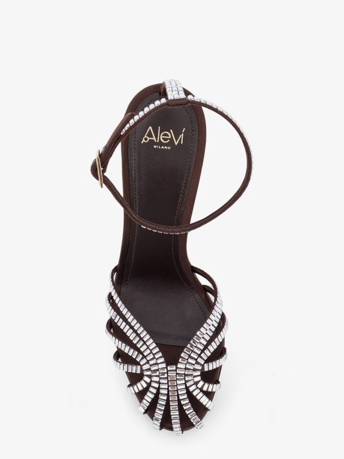 ALEVI` Penelope Sandals With Crystals