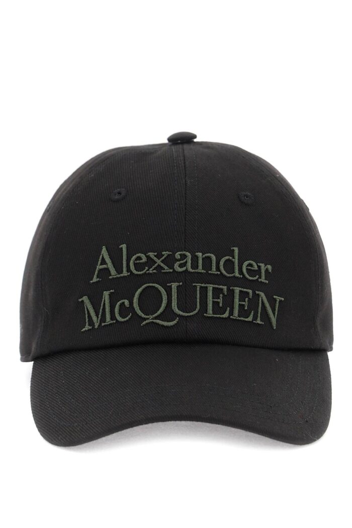 Alexander Mcqueen Baseball Cap With Embroidered Logo