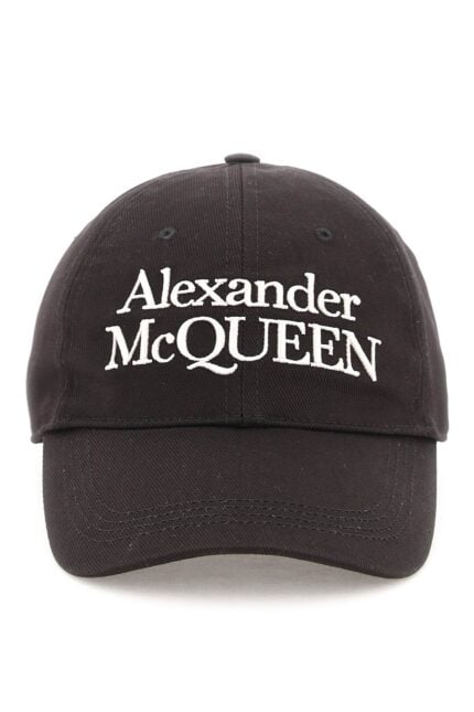 Alexander Mcqueen Baseball Cap With Embroidery