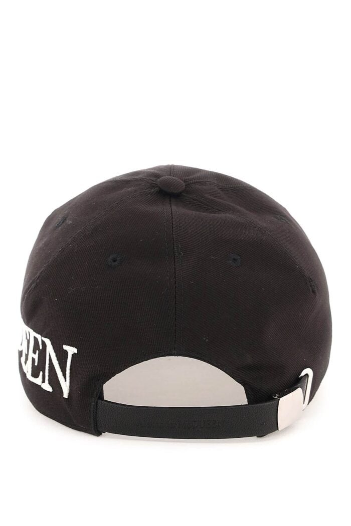 Alexander Mcqueen Baseball Hat With Oversized Logo