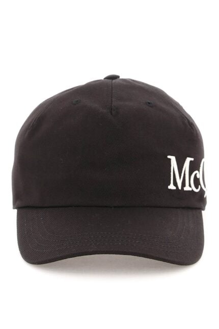 Alexander Mcqueen Baseball Hat With Oversized Logo