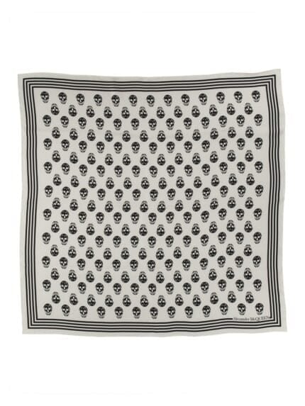 Alexander Mcqueen BIKER SKULL SCARF