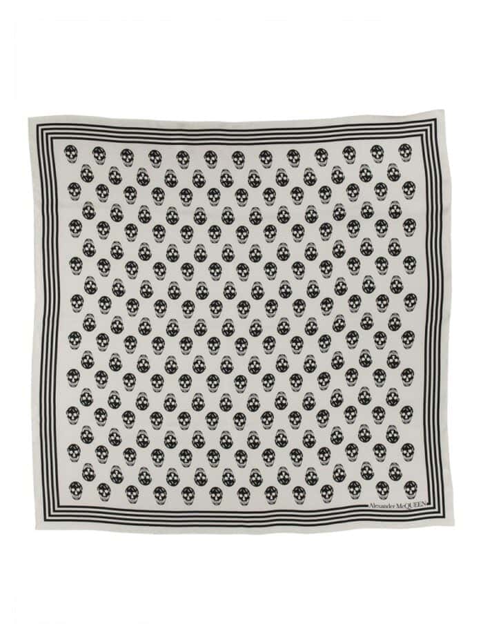 Alexander Mcqueen BIKER SKULL SCARF