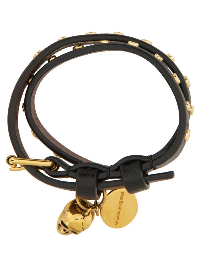 Alexander Mcqueen BRACCIALE A DOPPIO GIRO