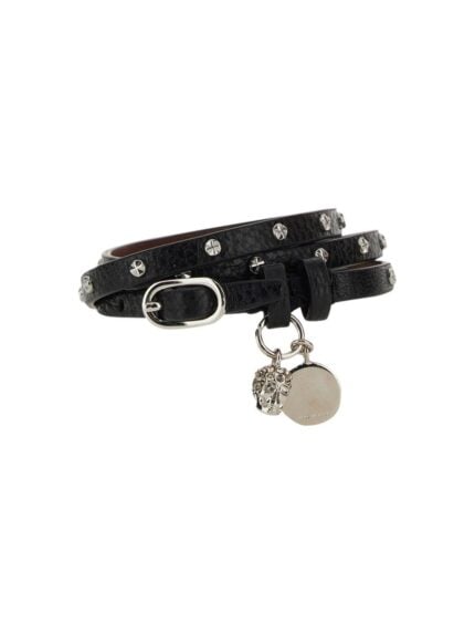 Alexander Mcqueen BRACCIALE A DOPPIO GIRO