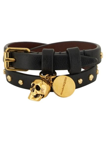 Alexander Mcqueen BRACCIALE A DOPPIO GIRO