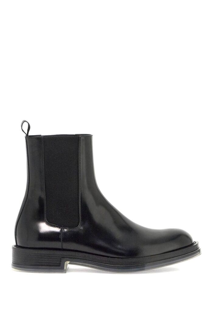 ALEXANDER MCQUEEN Chelsea Float Ankle Boots