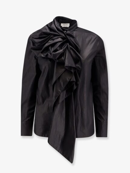 Alexander Mcqueen Cotton Bow Shirt