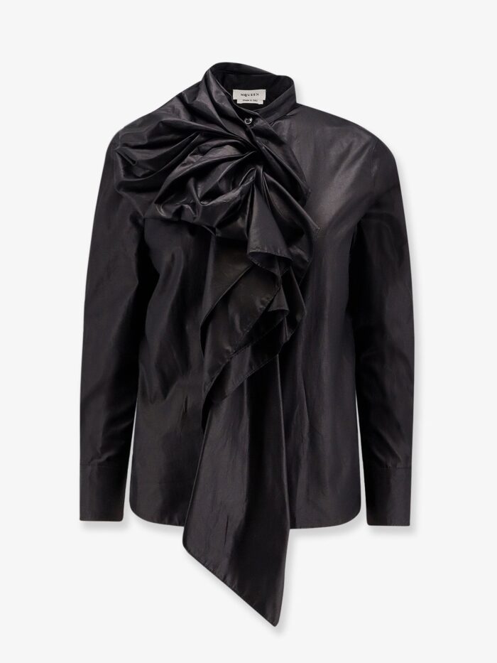 Alexander Mcqueen Cotton Bow Shirt