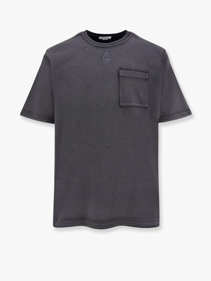 Alexander Mcqueen Cotton T-shirt With Frontal Iconic Skull