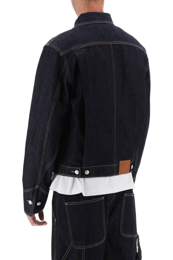 Alexander Mcqueen Denim Jacket With Zipper