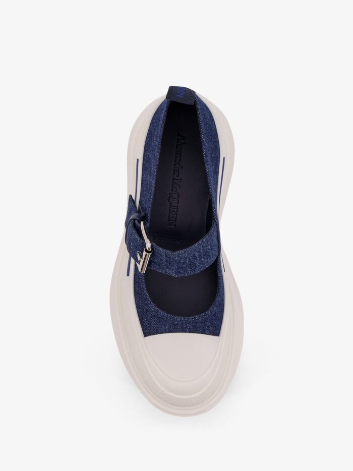Alexander Mcqueen Denim Mary Jane