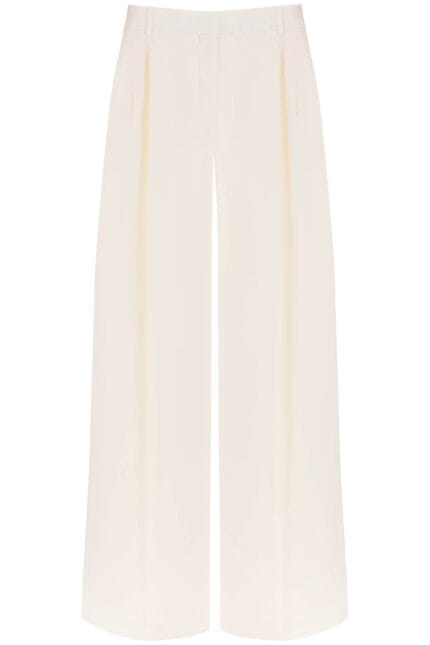 ALEXANDER MCQUEEN Double Pleated Palazzo Pants With