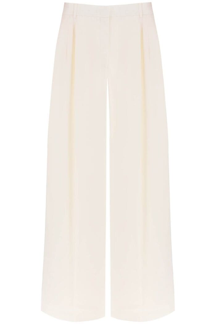 ALEXANDER MCQUEEN Double Pleated Palazzo Pants With