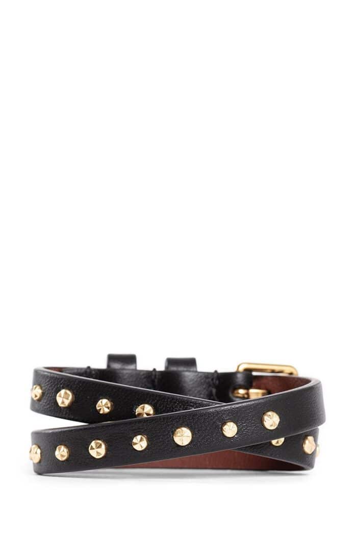 ALEXANDER MCQUEEN Double-wrap Leather Bracelet