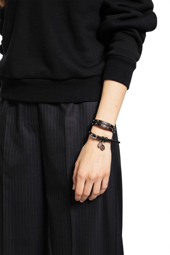 ALEXANDER MCQUEEN Double-wrap Leather Bracelet