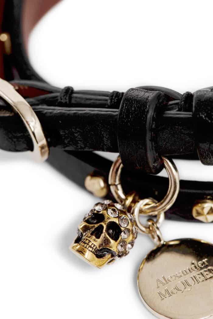 ALEXANDER MCQUEEN Double-wrap Skull Bracelet