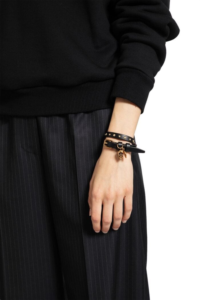 ALEXANDER MCQUEEN Double-wrap Skull Bracelet