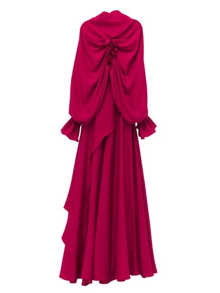 Alexander Mcqueen DRAPED LONG EVENING DRESS