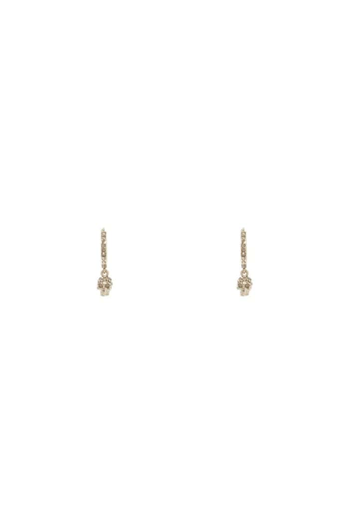 ALEXANDER MCQUEEN Earrings With Hoopskull-shaped