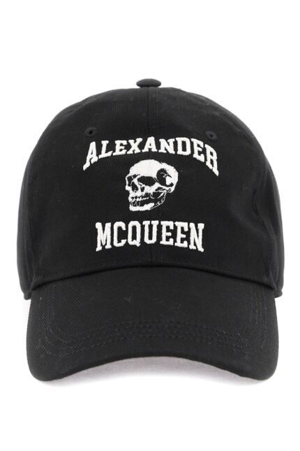 Alexander Mcqueen Embroidered Logo Baseball Cap