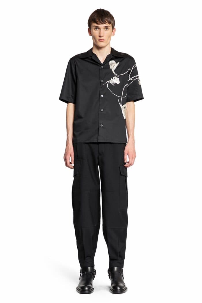 ALEXANDER MCQUEEN Flower Hawaiian Shirt