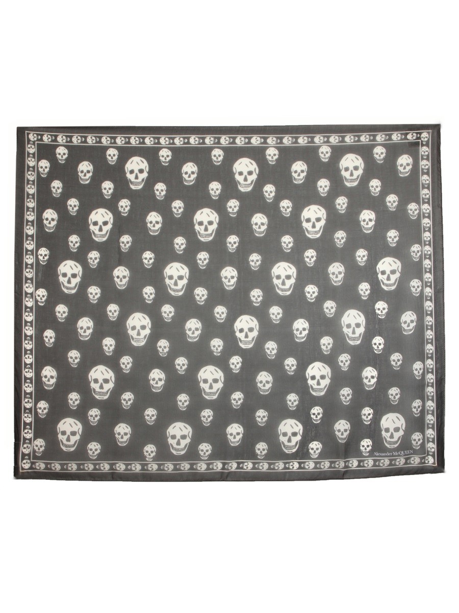 Alexander Mcqueen FOULARD SKULL CLASSICO
