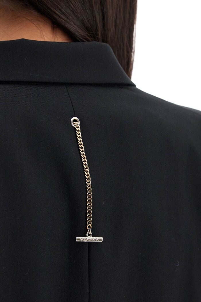 ALEXANDER MCQUEEN "gabardine Jacket With Chain