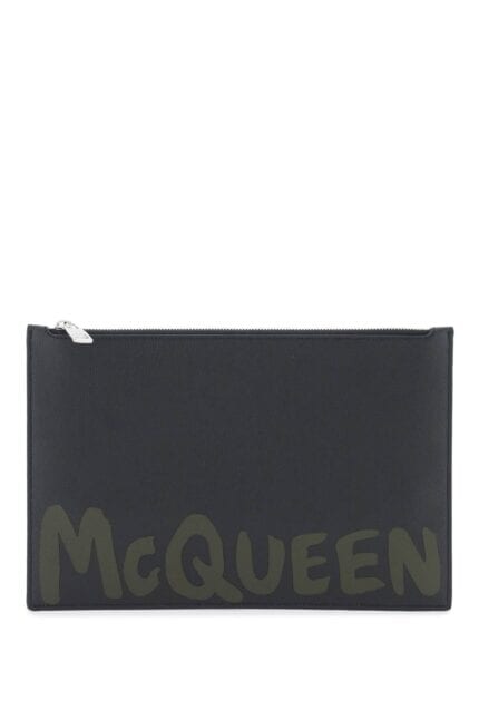 ALEXANDER MCQUEEN Graffiti Flat Pouch