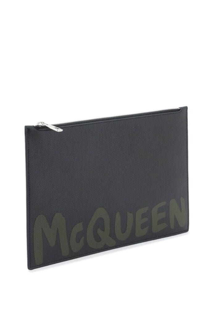 ALEXANDER MCQUEEN Graffiti Flat Pouch