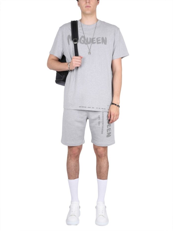 Alexander Mcqueen GRAFFITI PRINT T-SHIRT
