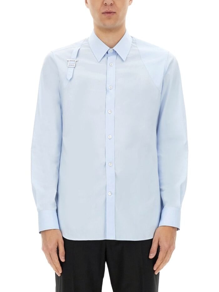 Alexander Mcqueen HARNESS SHIRT WITH T BUCKLE