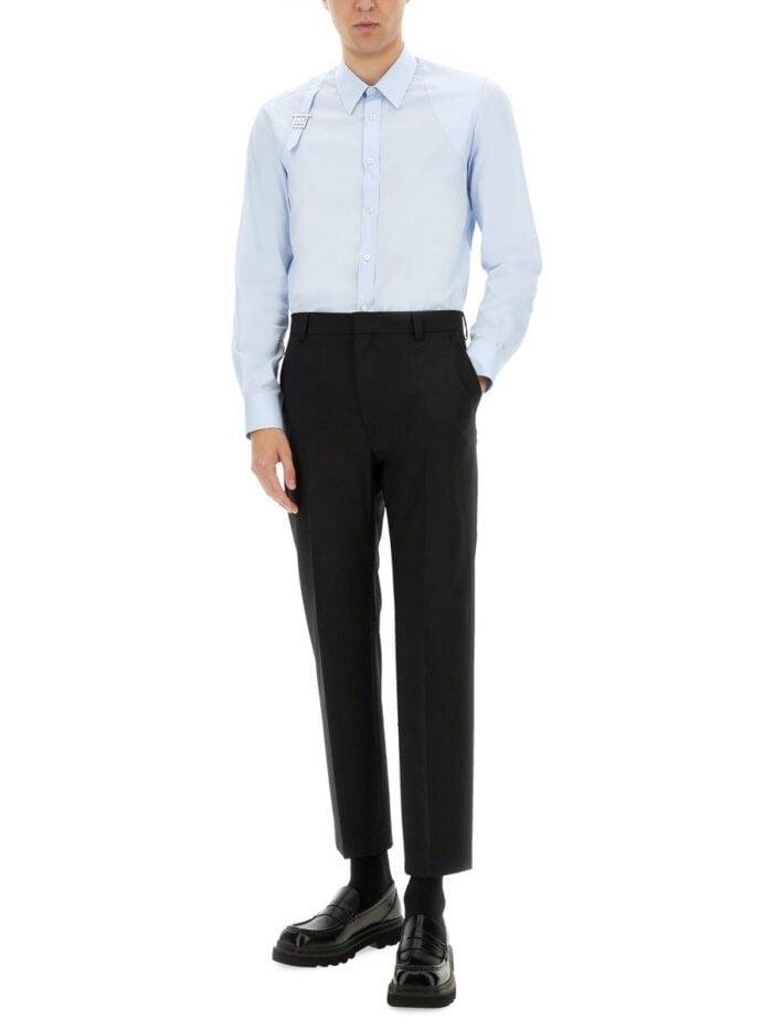 Alexander Mcqueen HARNESS SHIRT WITH T BUCKLE